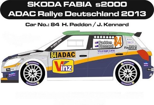 Decals skoda fabia s2000 - decals,