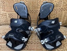 Flow NXT-FS Rear Entry Snowboard Bindings Size XL Black/Silver 