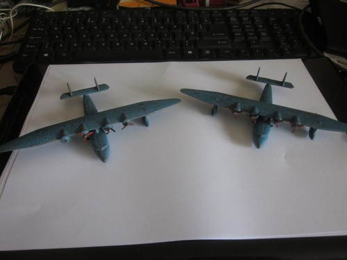 Dinky flying boats blue - x,