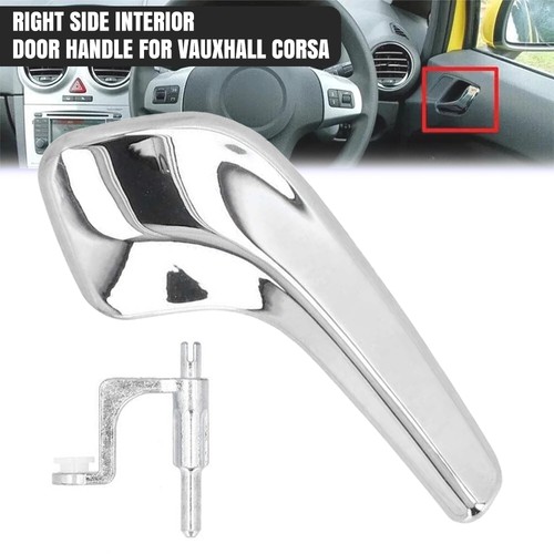 Chrome door handle - handle, &