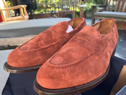 Trickers harvard suede penny - harvard,