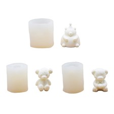 Soap Molds Silicone Craft Mold Handmade Soap Craft 3D Cartoon Cute Little Bear