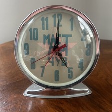 Vintage 1960s Alarm Clock USSR CCCP Retro. Made in China. Working Order 