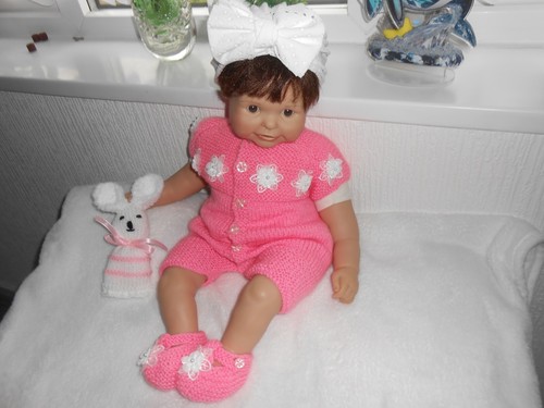 Hand knitted pink - knitted,