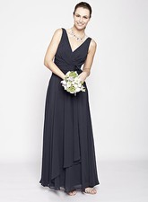 Bhs Amber Long Navy Bridesmaid