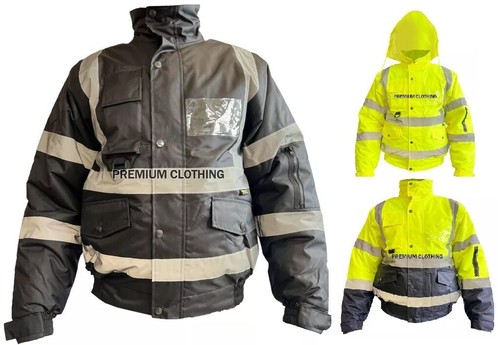 Thick vis bomber jacket - vis,
