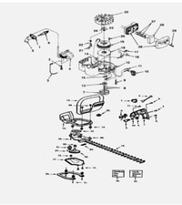Jonsered HT21 Hedge Trimmer Parts (used)