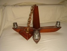 vintage ? antique wooden 4 arm