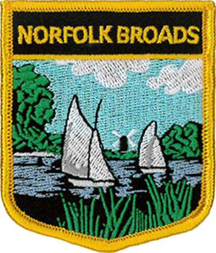 Norfolk broads embroidered - norfolk,