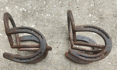 Welded iron horse - horse,