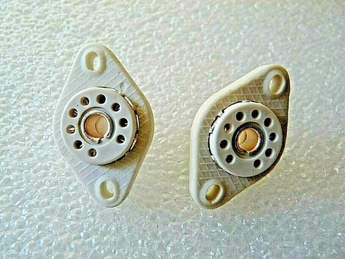 B9a ceramic valve base - ceramic,