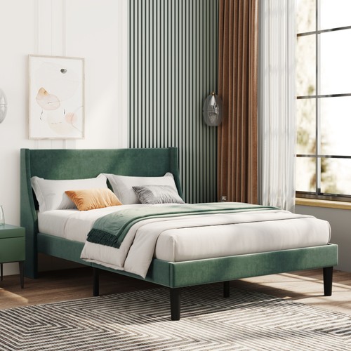 Double size bed frame linen - bed,