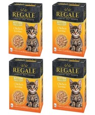 REGALE LUXURY KITTEN AGE 0-1 YEAR FOOD CHICKEN TERRINE 24x Pouches