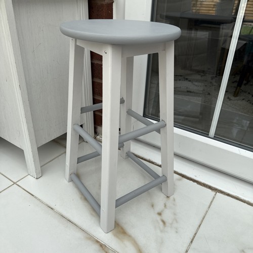Tall stool seat wooden - wooden-h, 54