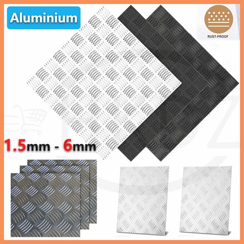 Aluminium sheet chequer tread - aluminium,