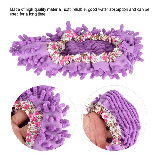 Chenille mop slippers - chenille,