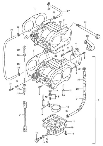 Suzuki genuine needle - needle, valve