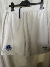 Umbro Everton White Shorts L