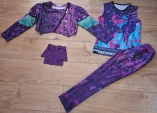 Girls 10-11 Years (150cm) Descendant Mal Costume Cosplay Fancy Outfits Set