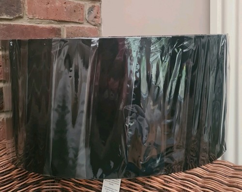 Large black silk - silk, lamp