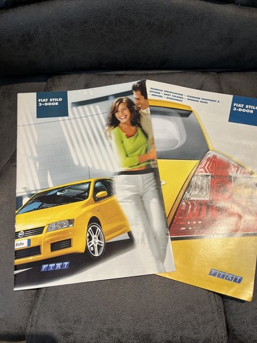 Fiat stilo car sales - car, brochure