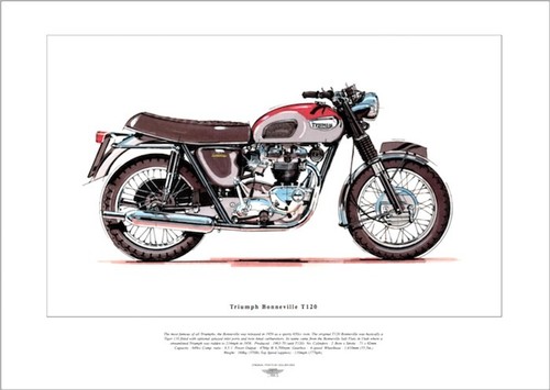 Motorcycle fine art print - motorcycle,