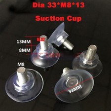 Rubber Clear Nut Suction Cups Pads Screw Suckers Turn Nut For Glass 18mm~30mm