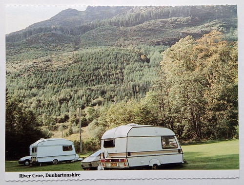 River croe arrochar caravan - river,
