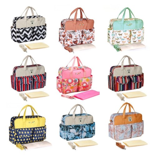 Large diaper nappy bag tote - nappy,