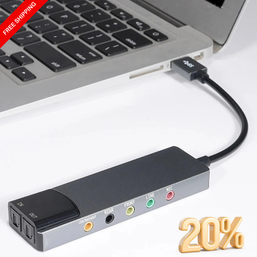 Usb sound card - usb, 5.1