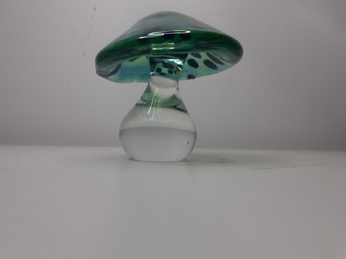 Blue green mushroom shaped - blue/green,