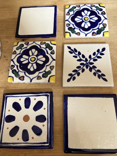 Talavera mexican tiles 10x10cm - talavera,