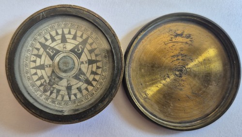 Antique victorian brass pocket - antique,