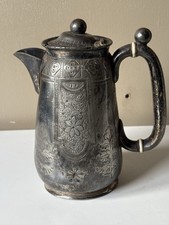 Antique Mappin & Webb Britannia Metal Plate Coffee Pot  Collectable