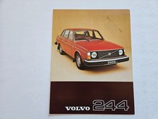 VOLVO 244 DL GL SALES BROCHURE