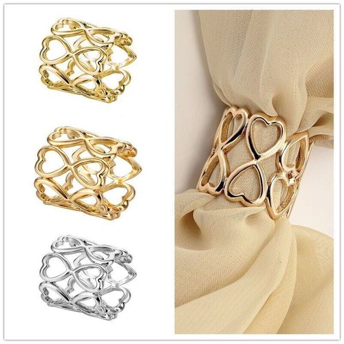 Heart scarf buckle - heart, ring