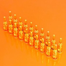4mm banana plugs gold - 4mm,