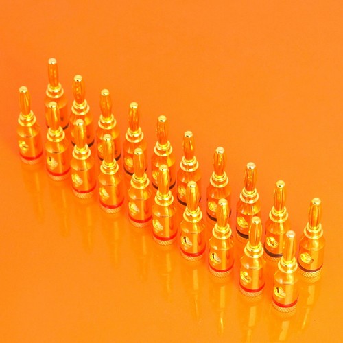 4mm banana plugs gold - 4mm,