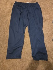 Mens Silky Plain Tracksuit Jogging Bottoms Gym Sports Pants Trousers Size 6XL