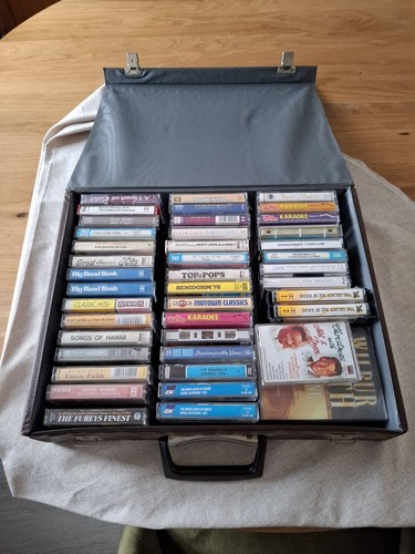 Cassette tape carry case - tape,