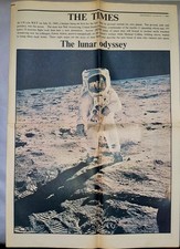 The Times 1969 Moon Landing 7th August 1969
