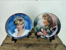 2 Franklin Mint Princess Diana Limited Edition Collector Plates