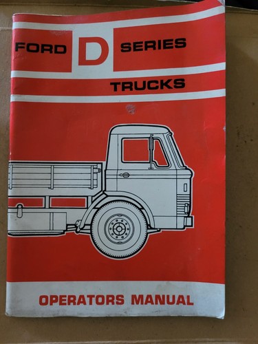 Ford series trucks operators - d,