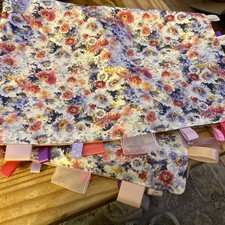 Handmade blanket Taggie pinks