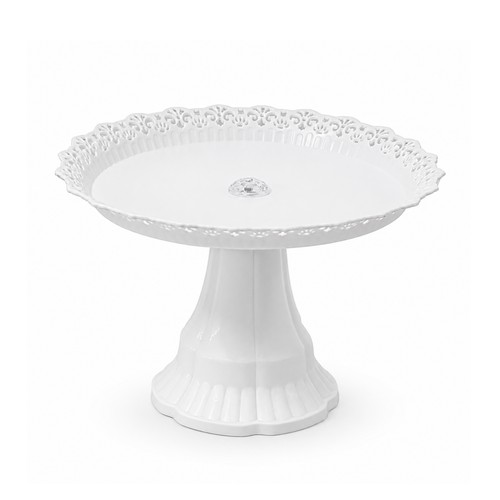 White plastic traditional - white,