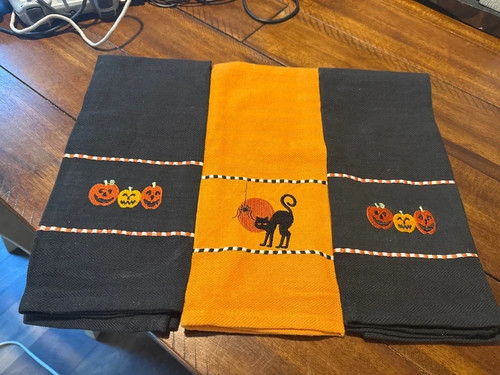 Halloween kitchen hand - , towels