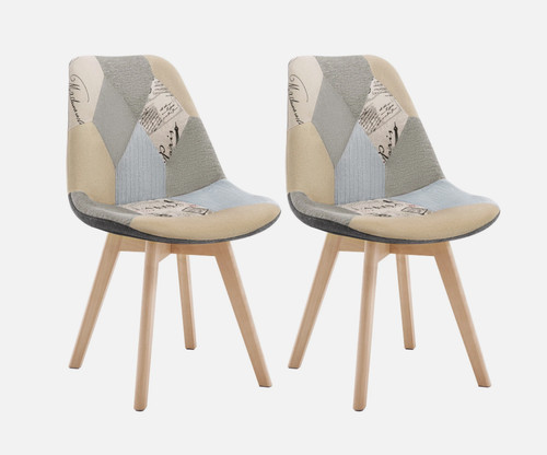 Woltu patchwork linen - 2x,