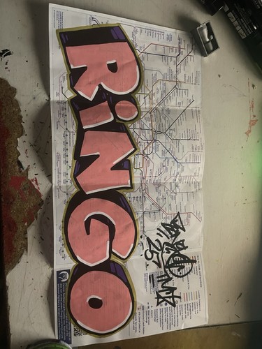 Graffiti tube map