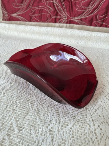 Ruby red decorative glass - decorative,