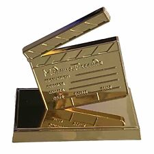 Madame Tussaud’s Metal Clapperboard Award Gold Tone Collectable Rare Souvenir